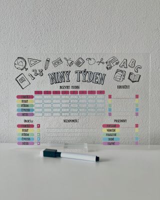 Rozvrh hodin, který bude děti bavit! 🤍 Nemůžete najít rozvrh hodin, kde se vleze vše, co potřebujete? Který bude zároveň...